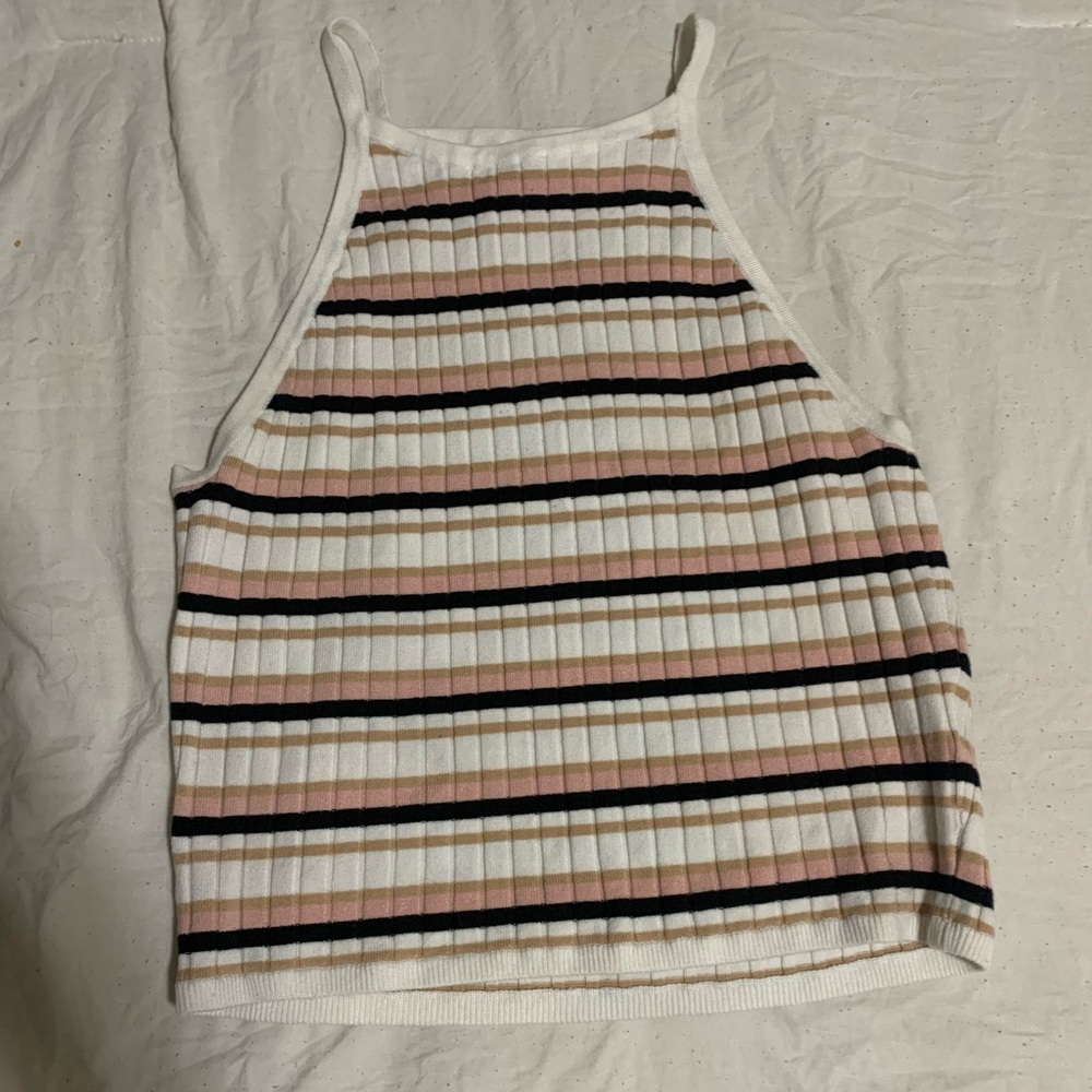 Colorful striped H&M tank